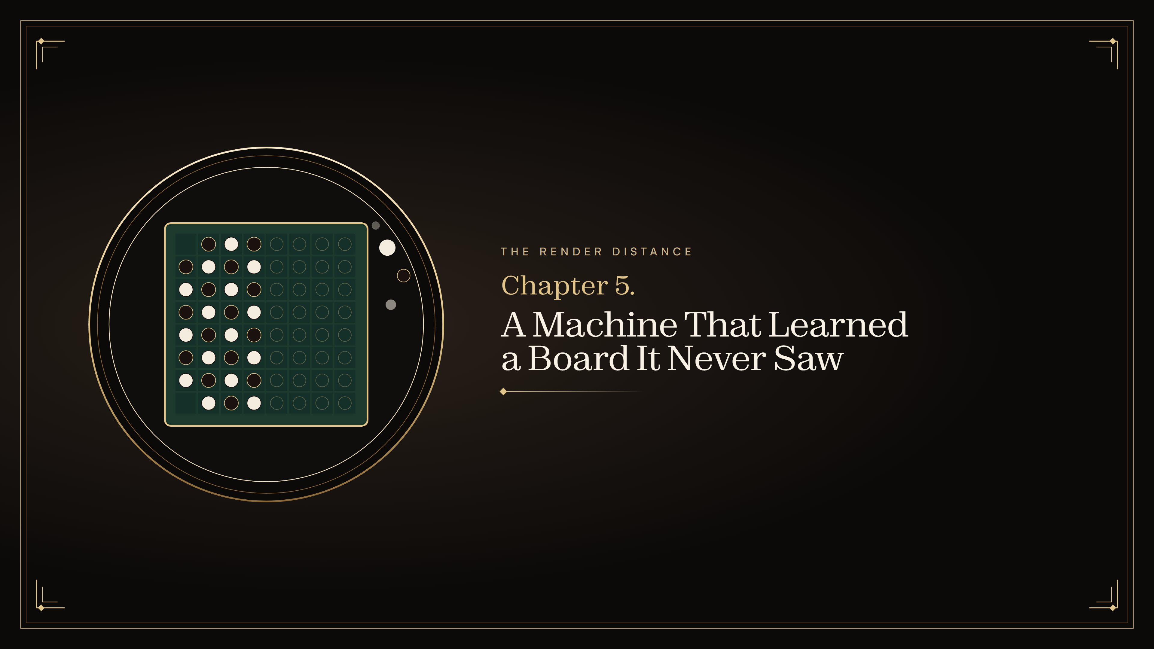 Chapter 5. A Machine That Learned a Board It Never Saw