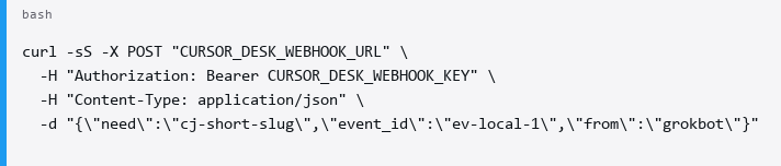 bash snippet