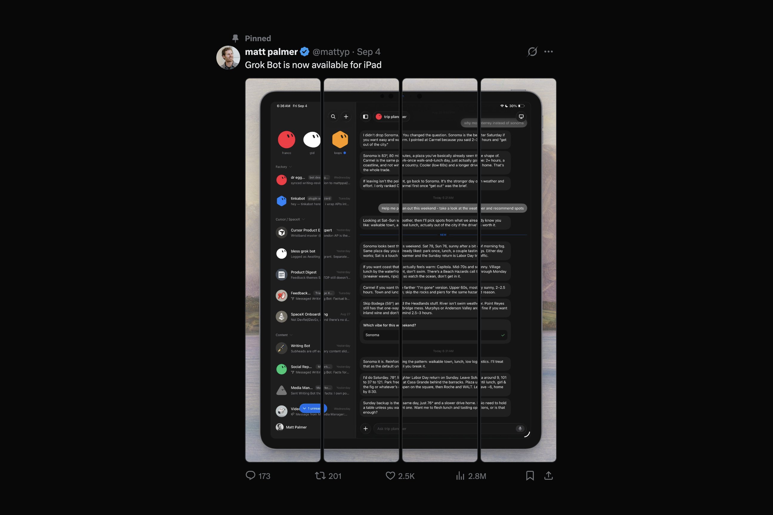 Repurposing my asset for an iPad announcement post